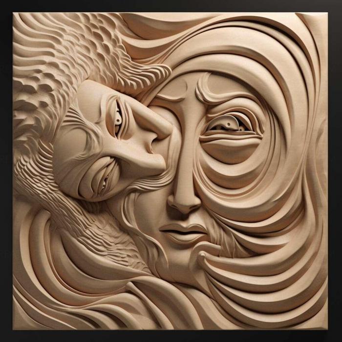 نموذج ثلاثي الأبعاد لآلة CNC 3D Art 